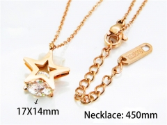 HY Stainless Steel 316L Necklaces (Crystal)-HY76N0466NLW