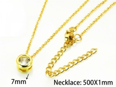 HY Wholesale Popular CZ Necklaces (Crystal)-HY54N0618LL