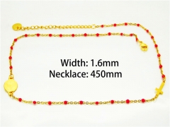 HY Stainless Steel 316L Necklaces (Religion Style)-HY76N0361NW