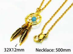HY Stainless Steel 316L Necklaces (Other Style)-HY64N0045HKD