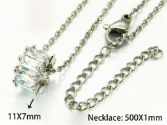 HY Wholesale Popular Crystal Zircon Necklaces (Crystal)-HY54N0504NF