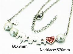 HY Stainless Steel 316L Necklaces (Pearl Style)-HY90N0046HJW