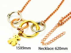 HY Stainless Steel 316L Necklaces (Animal Style)-HY90N0035HPE