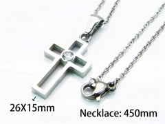 HY Stainless Steel 316L Necklaces (Religion Style)-HY79N0017NZ