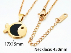 HY Stainless Steel 316L Necklaces (Animal Style)-HY76N0482KL