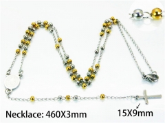 HY Stainless Steel 316L Necklaces (Religion Style)-HY76N0413NW