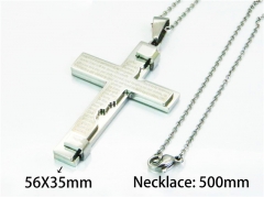 HY Stainless Steel 316L Necklaces (Religion Style)-HY64N0025OE