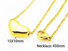 HY Stainless Steel 316L Necklaces (Love Style)-HY79N0010HZZ