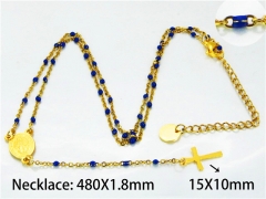 HY Stainless Steel 316L Necklaces (Religion Style)-HY76N0432NLQ