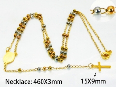 HY Stainless Steel 316L Necklaces (Religion Style)-HY76N0418OL