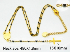 HY Stainless Steel 316L Necklaces (Religion Style)-HY76N0440NLD