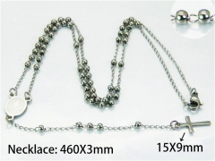 HY Stainless Steel 316L Necklaces (Religion Style)-HY76N0411ML