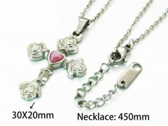 HY Stainless Steel 316L Necklaces (Religion Style)-HY93N0199LS