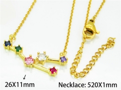 HY Wholesale Popular CZ Necklaces (Constellation)-HY54N0670MLA