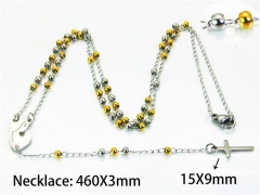 HY Stainless Steel 316L Necklaces (Religion Style)-HY76N0429NS