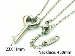 HY Stainless Steel 316L Necklaces (Love Style)-HY93N0112KB