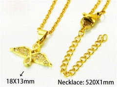 HY Wholesale Popular CZ Necklaces (Other Style)-HY54N0650ML