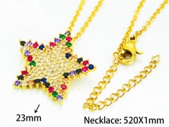 HY Wholesale Popular CZ Necklaces (Crystal)-HY54N0655HJL