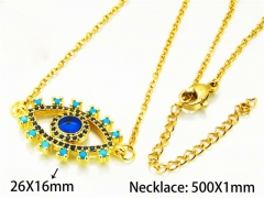 HY Wholesale Popular CZ Necklaces (Eyes style)-HY54N0625HJQ