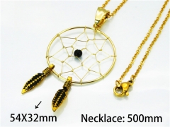 HY Stainless Steel 316L Necklaces (Other Style)-HY64N0044HLF