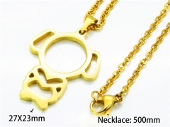 HY Stainless Steel 316L Necklaces (Cartoon Style)-HY81N0005NB