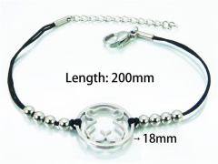 HY Stainless Steel 316L Bracelets (Rope Weaving)-HY64B1279HJE