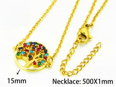 HY Wholesale Popular CZ Necklaces (Crystal)-HY54N0563NL