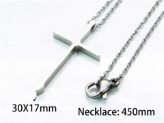 HY Stainless Steel 316L Necklaces (Religion Style)-HY79N0028MZ