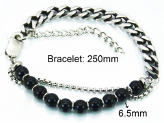 HY Wholesale Stainless Steel 316L Bracelets (Rosary)-HY11B0156HLC