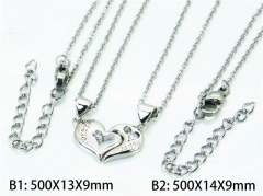 HY Wholesale| Popular CZ Necklaces-HY54N0220HSS