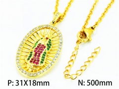HY Wholesale| Popular CZ Necklaces-HY54N0203HIZ