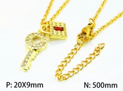 HY Wholesale| Popular CZ Necklaces-HY54N0222OL