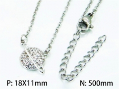 HY Wholesale| Popular CZ Necklaces-HY54N0216ML