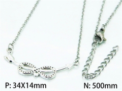 HY Wholesale| Popular CZ Necklaces-HY54N0210ML