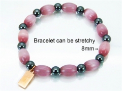 HY Wholesale Stainless Steel 316L Bracelets (Rosary)-HY11B0183OR