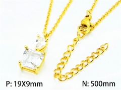 HY Wholesale| Popular CZ Necklaces-HY54N0215OE