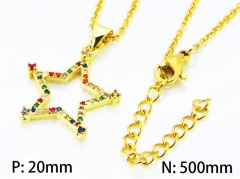 HY Wholesale| Popular CZ Necklaces-HY54N0225PD