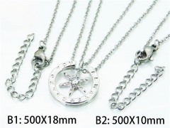 HY Wholesale| Popular CZ Necklaces-HY54N0218HHQ