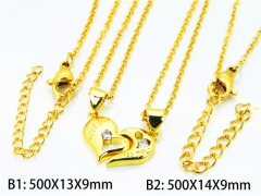 HY Wholesale| Popular CZ Necklaces-HY54N0221HHW