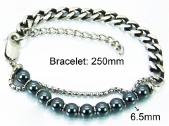 HY Wholesale Stainless Steel 316L Bracelets (Rosary)-HY11B0158HLA