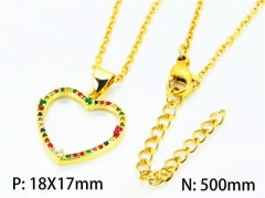 HY Wholesale| Popular CZ Necklaces-HY54N0224PF