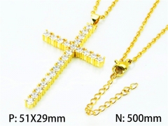 HY Wholesale| Popular CZ Necklaces-HY54N0200HIQ