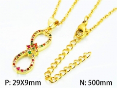 HY Wholesale| Popular CZ Necklaces-HY54N0226PS