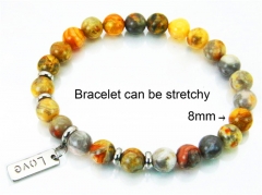 HY Wholesale Stainless Steel 316L Bracelets (Rosary)-HY11B0184HIW