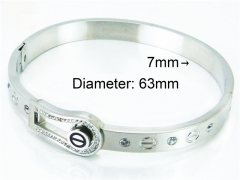 HY Stainless Steel 316L Bangle-HY80B0814HLG