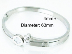 HY Stainless Steel 316L Bangle (Natural shell)-HY80B0826HLZ