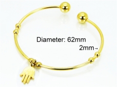 HY Jewelry Wholesale Stainless Steel 316L Bangle (PDA Style)-HY89B0035JLD