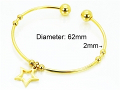 HY Jewelry Wholesale Stainless Steel 316L Bangle (PDA Style)-HY89B0026JLT