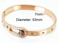 HY Stainless Steel 316L Bangle-HY80B0816HOR