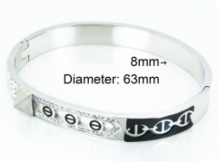 HY Stainless Steel 316L Bangle (Crystal)-HY80B0786HMW